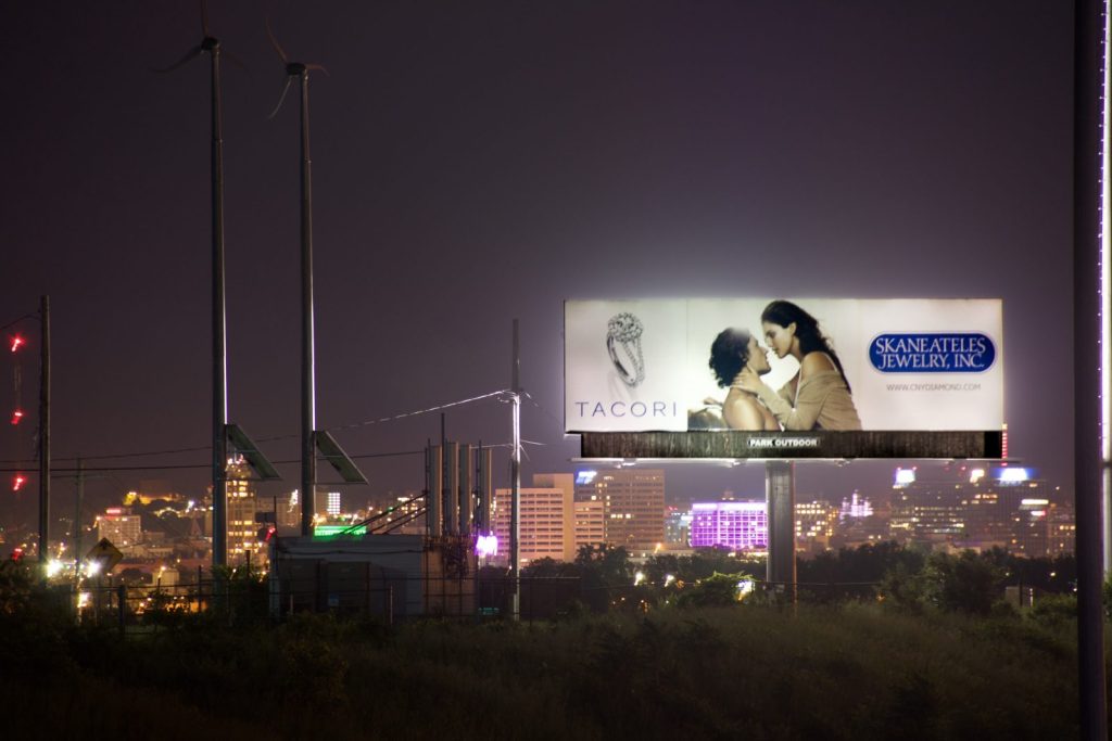 Outdoor Digital Billboard Advertising Example by Park Outdoor