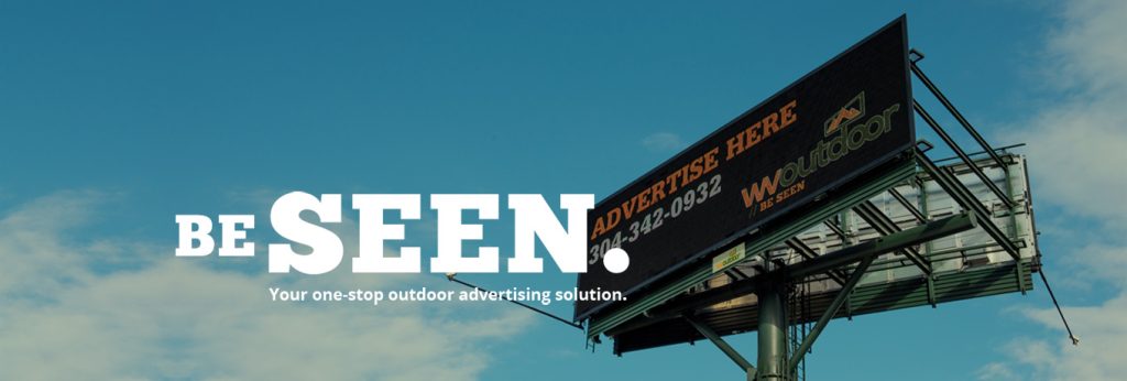 Outdoor Digital Billboard Advertising Example by WV Outdoor